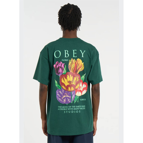 Obey Ανδρική κοντομάνικη μπλούζα Flores Robus Tee
